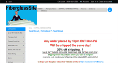 Desktop Screenshot of fiberglasssite.com
